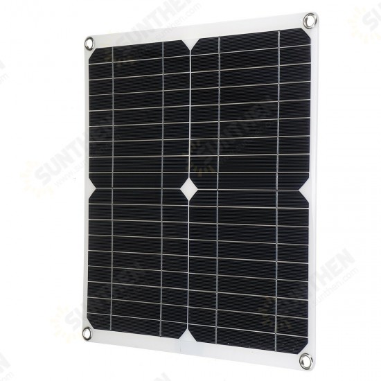 300W 18V Solar Panel Kit 2 in 1 RV Photovoltaic System 2Pcs Solar Power Panel