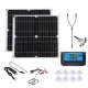 300W 18V Solar Panel Kit 2 in 1 RV Photovoltaic System 2Pcs Solar Power Panel