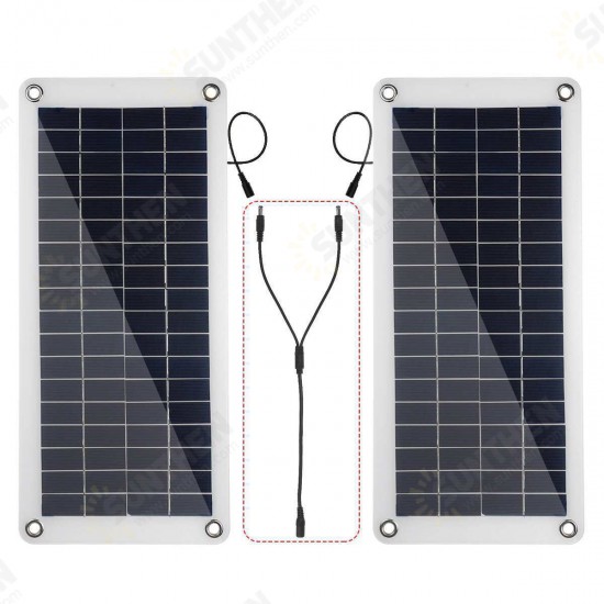 300W 18V Solar Panel Kit 2 in 1 RV Photovoltaic System 2Pcs Solar Power Panel 300W 18V Solar Panel Kit 2 in 1 RV Photovoltaic System 2Pcs Solar Power Panel