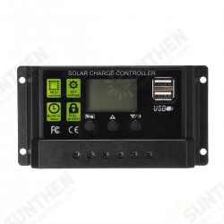 30A 12V/24V LCD Display PWM Solar Panel Regulator Solar Charge Controller Solar Panel Controller 30A 12V/24V LCD Display PWM Solar Panel Regulator Solar Charge Controller Solar Panel Controller