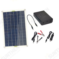 30W 12V PET Flexible Solar Power Station 12V 18V Car RV Boat Battery Charger Solar Panel Kit Complete Outdoor Camping 30W 12V PET Flexible Solar Power Station 12V 18V Car RV Boat Battery Charger Solar Panel Kit Complete Outdoor Camping