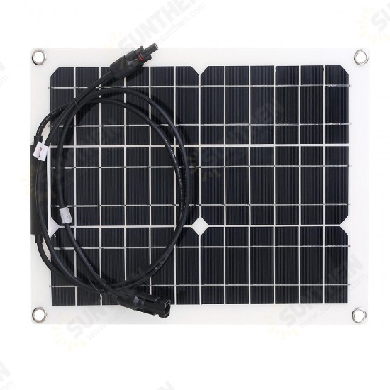 30W 18V Monocrystalline Solar Panel For Motorhome Boat Waterproof Solar Power Panel