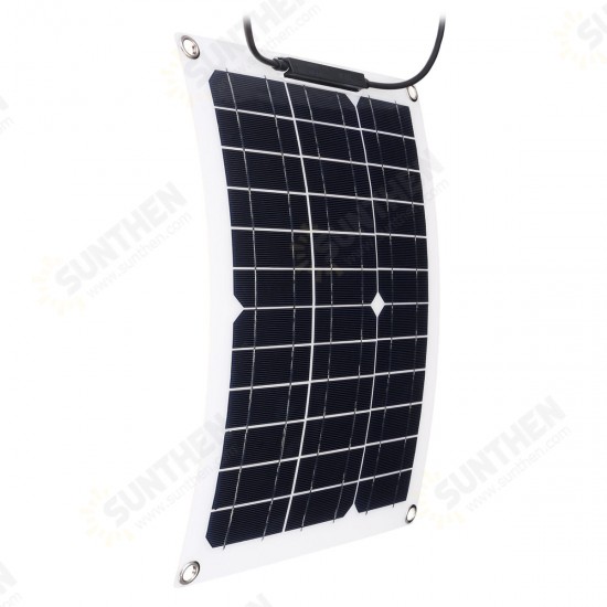 30W 18V Monocrystalline Solar Panel For Motorhome Boat Waterproof Solar Power Panel