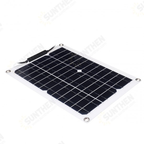 30W 18V Monocrystalline Solar Panel For Motorhome Boat Waterproof Solar Power Panel