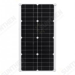 30W 5.5V Monocrystaline Solar Panel Kit USB Waterproof Flexible Solar Charger Controller For RV Car Boat 30W 5.5V Monocrystaline Solar Panel Kit USB Waterproof Flexible Solar Charger Controller For RV Car Boat