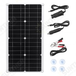 30W 5.5V Monocrystaline Solar Panel Kit USB Waterproof Flexible Solar Charger Controller For RV Car Boat 30W 5.5V Monocrystaline Solar Panel Kit USB Waterproof Flexible Solar Charger Controller For RV Car Boat