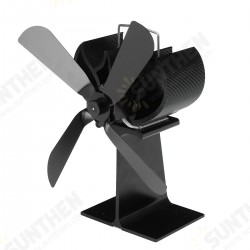 4 Blade Stove Fan Quiet Heat Powered Wood Log Burner Fan Eco Friendly Heat Circulation for Fireplaces 4 Blade Stove Fan Quiet Heat Powered Wood Log Burner Fan Eco Friendly Heat Circulation for Fireplaces