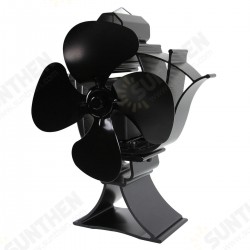4 Blades Heat Powered Wood Stove Fan Wood Log Burner Fireplace Eco-friendly Fan No Electricity 4 Blades Heat Powered Wood Stove Fan Wood Log Burner Fireplace Eco-friendly Fan No Electricity