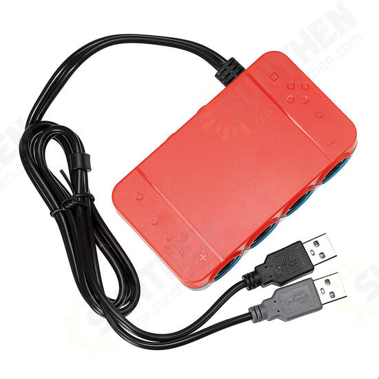 4 Ports GC GameCube Controller USB Adapter Converter For NGC to Wiiu/Switch/PC 4 Ports GC GameCube Controller USB Adapter Converter For NGC to Wiiu/Switch/PC