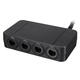 4 Ports GC GameCube Controller USB Adapter Converter For NGC to Wiiu/Switch/PC