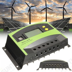 40A 12V/24V Auto Solar Energy Charge Controller LCD Display Home Improvement 40A 12V/24V Auto Solar Energy Charge Controller LCD Display Home Improvement