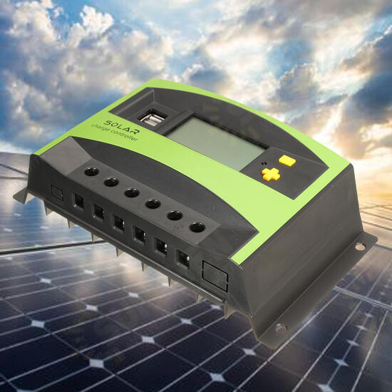 40A 12V/24V Auto Solar Energy Charge Controller LCD Display Home Improvement