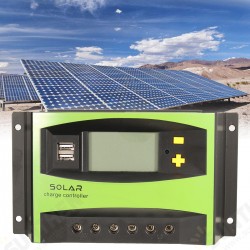 40A 12V/24V Auto Solar Energy Charge Controller LCD Display Home Improvement 40A 12V/24V Auto Solar Energy Charge Controller LCD Display Home Improvement
