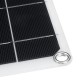 40W Flexible Solar Panel USB Monocrystalline Connecter Battery Charger For Camping Hiking Climbing Cycling