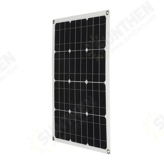 40W Solar Panel Controller Car Charger MC4 Output Battery Clip Solar Power Panel