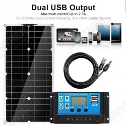 40W Solar Panel Solar Power Panels MC4 Line Cable with 30A Solar Charge Controller 40W Solar Panel Solar Power Panels MC4 Line Cable with 30A Solar Charge Controller