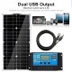 40W Solar Panel Solar Power Panels MC4 Line Cable with 30A Solar Charge Controller