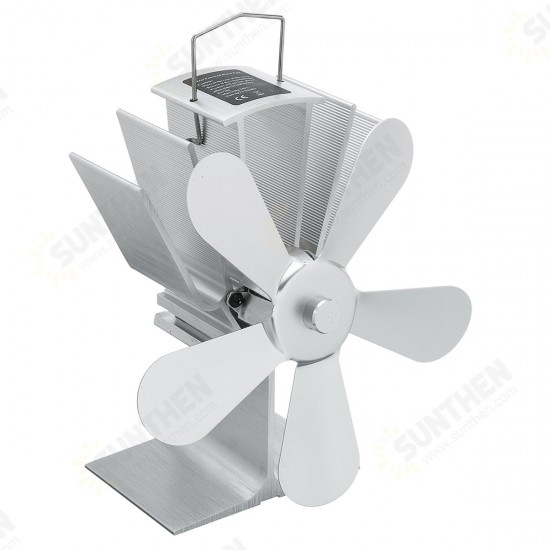 5 Blades Fireplace Eco Fan Self-starting Self-regulating Thermal Fire Heater Power Quiet Wood Stove Fan 5 Blades Fireplace Eco Fan Self-starting Self-regulating Thermal Fire Heater Power Quiet Wood Stove Fan