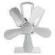 5 Blades Fireplace Eco Fan Self-starting Self-regulating Thermal Fire Heater Power Quiet Wood Stove Fan 5 Blades Fireplace Eco Fan Self-starting Self-regulating Thermal Fire Heater Power Quiet Wood Stove Fan