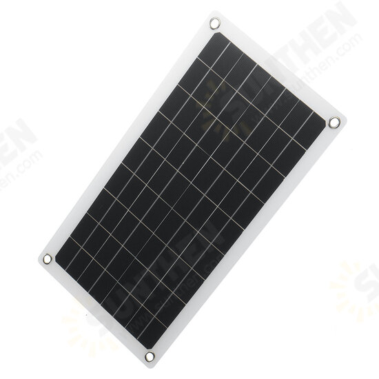 50W 18V Solar Panel Monocrystalline Silicon Battery Charger Kit for Car & Small Household Appliances