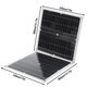50W Foldable Solar Charging Panel 30-100A LCD Controller Solar Battery Charger Charging Kits 50W Foldable Solar Charging Panel 30-100A LCD Controller Solar Battery Charger Charging Kits