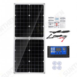 50W Foldable Solar Panel Solar 100A Controller for Car Van Boat Caravan Camper Trickle Battery Charger 50W Foldable Solar Panel Solar 100A Controller for Car Van Boat Caravan Camper Trickle Battery Charger