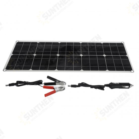 50W High-Efficiency Solar Panel Portable Single-Crystal Power Panels