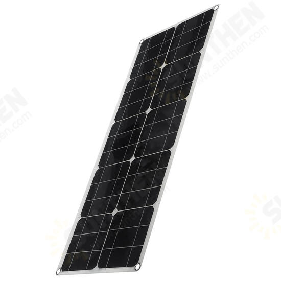 50W High-Efficiency Solar Panel Portable Single-Crystal Power Panels