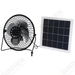 50W Max Polysilicon Solar Panel Fan 6 Inch Solar Powered Fan USB Port DC Solar Power Panel 50W Max Polysilicon Solar Panel Fan 6 Inch Solar Powered Fan USB Port DC Solar Power Panel