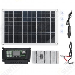 50W Solar Panel Kit MPPT Solar Charge Cotroller 12V Battery Charger 10-100A LCD Controller For Phone Caravan Van Boat 50W Solar Panel Kit MPPT Solar Charge Cotroller 12V Battery Charger 10-100A LCD Controller For Phone Caravan Van Boat