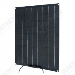 50W Solar Panel Matte Texture Field Vehicles Emergency Charger WIth 4 Protective Corners 50W Solar Panel Matte Texture Field Vehicles Emergency Charger WIth 4 Protective Corners