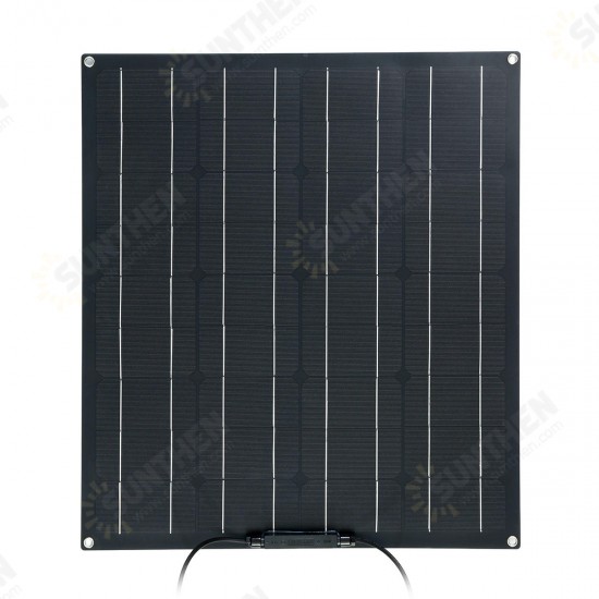 50W Solar Panel Matte Texture Field Vehicles Emergency Charger WIth 4 Protective Corners 50W Solar Panel Matte Texture Field Vehicles Emergency Charger WIth 4 Protective Corners