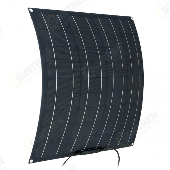 50W Solar Panel Matte Texture Field Vehicles Emergency Charger WIth 4 Protective Corners 50W Solar Panel Matte Texture Field Vehicles Emergency Charger WIth 4 Protective Corners