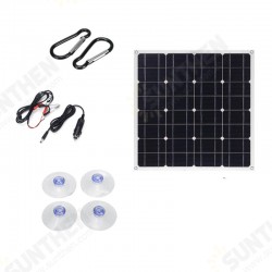 50W USB DC Monocrystalline Solar Panel Flexible Power Bank Outdoor Camping Hiking Battery Charger 50W USB DC Monocrystalline Solar Panel Flexible Power Bank Outdoor Camping Hiking Battery Charger