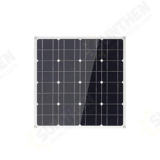 50W USB DC Monocrystalline Solar Panel Flexible Power Bank Outdoor Camping Hiking Battery Charger 50W USB DC Monocrystalline Solar Panel Flexible Power Bank Outdoor Camping Hiking Battery Charger
