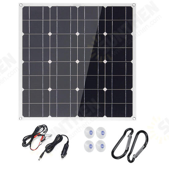 50W USB DC Monocrystalline Solar Panel Flexible Power Bank Outdoor Camping Hiking Battery Charger 50W USB DC Monocrystalline Solar Panel Flexible Power Bank Outdoor Camping Hiking Battery Charger