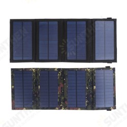 5.5V 9.6W Solar Charger Solar Panel Charger Waterproof Foldable Dual USB Ports Solar Battery Charger 5.5V 9.6W Solar Charger Solar Panel Charger Waterproof Foldable Dual USB Ports Solar Battery Charger