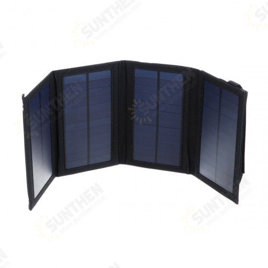 5.5V 9.6W Solar Charger Solar Panel Charger Waterproof Foldable Dual USB Ports Solar Battery Charger