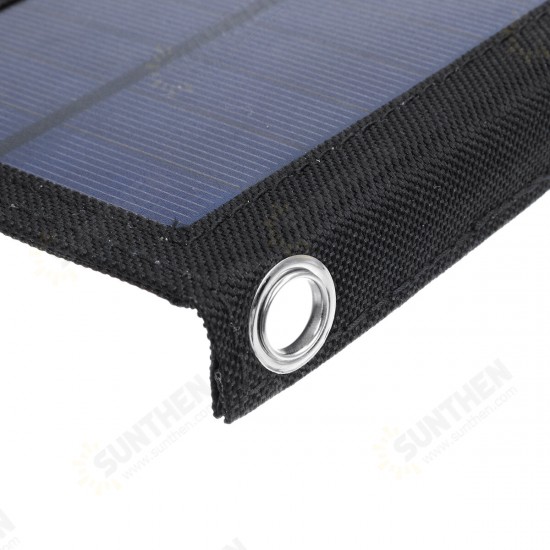 5.5V 9.6W Solar Charger Solar Panel Charger Waterproof Foldable Dual USB Ports Solar Battery Charger