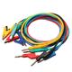 5Pcs Silicone Banana Plug to Crocodile Alligator Clip Test Probe Lead Wire Cable 5Pcs Silicone Banana Plug to Crocodile Alligator Clip Test Probe Lead Wire Cable