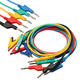 5Pcs Silicone Banana Plug to Crocodile Alligator Clip Test Probe Lead Wire Cable 5Pcs Silicone Banana Plug to Crocodile Alligator Clip Test Probe Lead Wire Cable