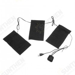 5V 2A 8.5W Electric Heating Pads 3Pads Waterproof Heating Cloth Pads Set 5V 2A 8.5W Electric Heating Pads 3Pads Waterproof Heating Cloth Pads Set