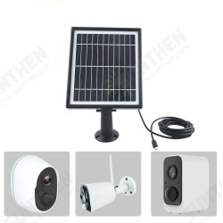 5V 3.3W Solar Panel 5V High Efficiency Waterproof Solar Panel For Security Camera With 3m/10Ft Charging Cable for IP CCTV Home 5V 3.3W Solar Panel 5V High Efficiency Waterproof Solar Panel For Security Camera With 3m/10Ft Charging Cable for IP CCTV Home