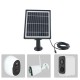 5V 3.3W Solar Panel 5V High Efficiency Waterproof Solar Panel For Security Camera With 3m/10Ft Charging Cable for IP CCTV Home