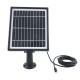 5V 3.3W Solar Panel 5V High Efficiency Waterproof Solar Panel For Security Camera With 3m/10Ft Charging Cable for IP CCTV Home