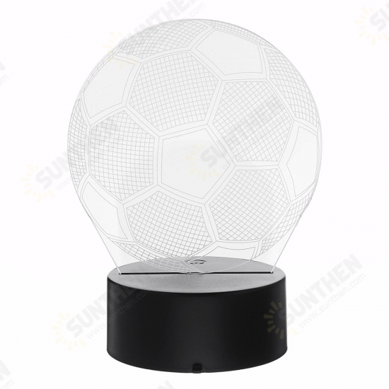 5V 3W 3D LED Fooball Night Light 7 Colors Touch Switch Remote Control Desk Room Lamp 5V 3W 3D LED Fooball Night Light 7 Colors Touch Switch Remote Control Desk Room Lamp
