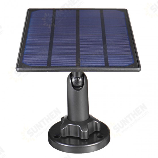 5V High Efficiency Waterproof Solar Panel For Security Camera With 3m/10Ft Charging Cable for IP CCTV Dome