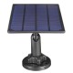 5V High Efficiency Waterproof Solar Panel For Security Camera With 3m/10Ft Charging Cable for IP CCTV Dome