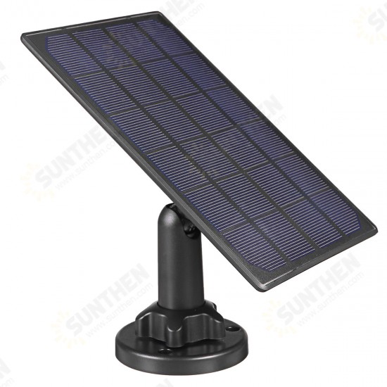 5V High Efficiency Waterproof Solar Panel For Security Camera With 3m/10Ft Charging Cable for IP CCTV Dome