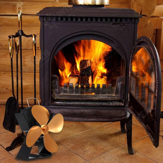 6 Inch Quiet Mini 4 Blades EQ3-NK Stove Fan Fireplace Fire Heat Power Saving Ecofan 6 Inch Quiet Mini 4 Blades EQ3-NK Stove Fan Fireplace Fire Heat Power Saving Ecofan
